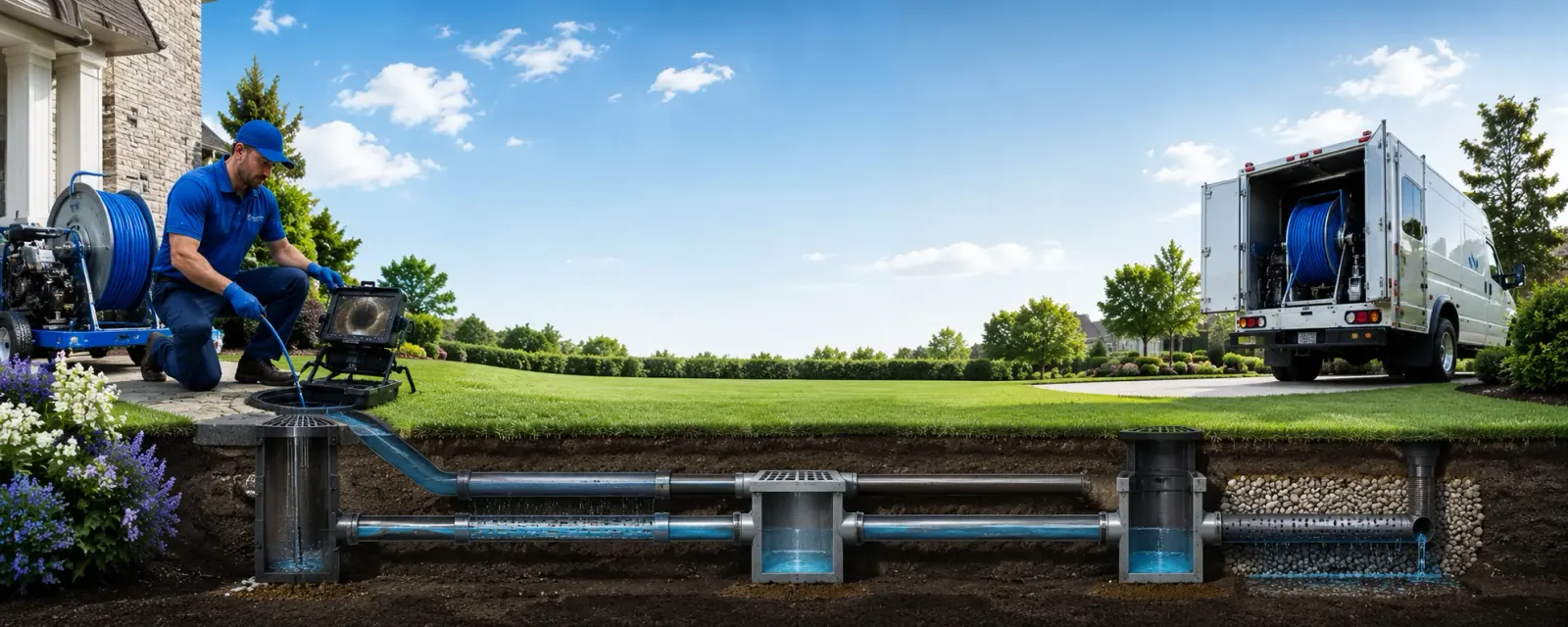 Outdoor drain cleaning information for Carlotta, CA